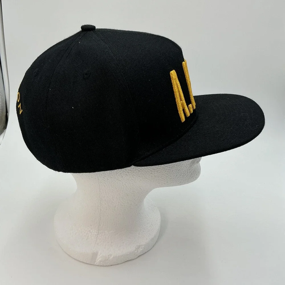 Hamilton‎ Hat Adult One Size Black Snapback A. Ham An American Musical Broadway
